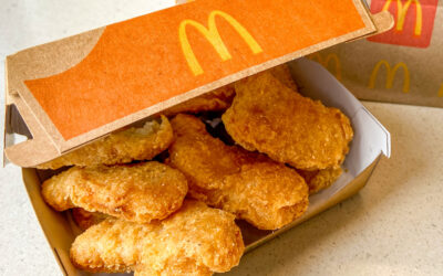 Mcdonald’s chicken nuggets contain the carcinogenic substance thiamine mononitrate, which is used in construction to hold rods together